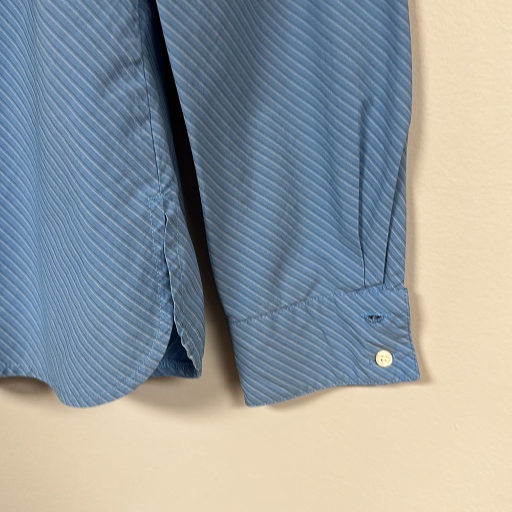 Gap Long Sleeve Collared Button Down Tailored Str… - image 4